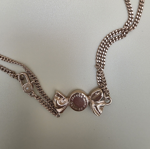 Marc Jacobs Gold Braclet and Rose Gold Necklace With Dust Bag - Picture 3 of 4